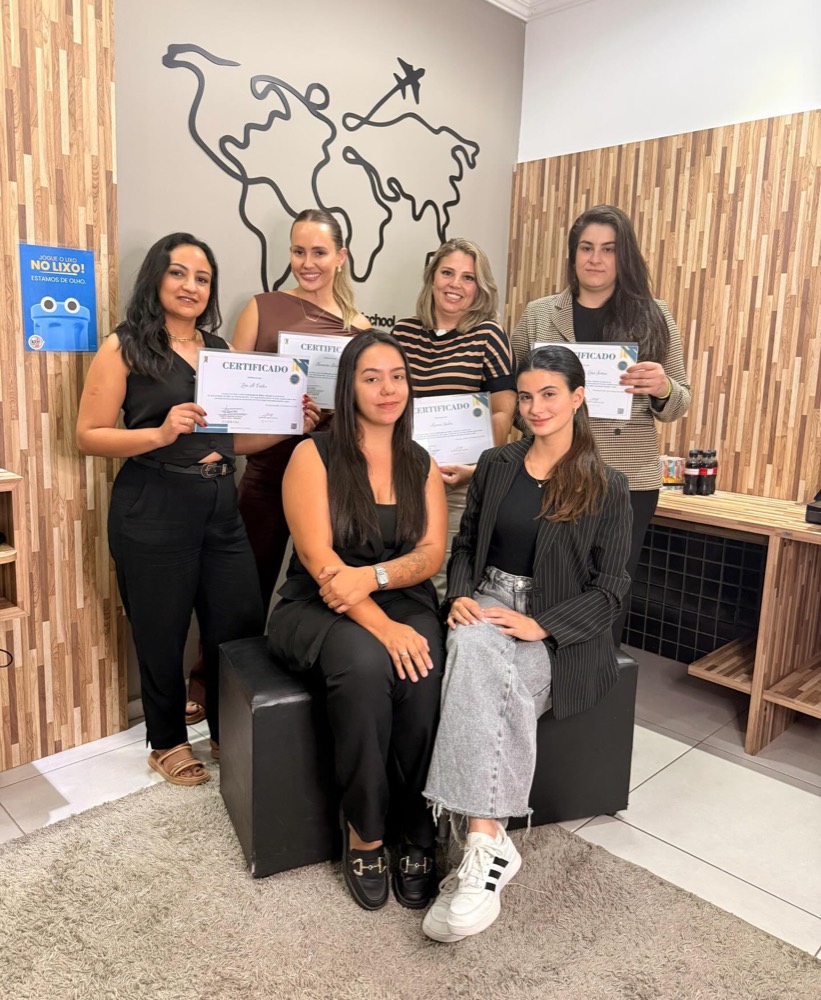 Alunas certificadas pela mentora